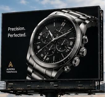Billboard example using a high-quality product image