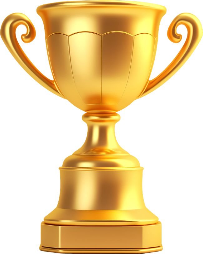 Trophy representing the best performing billboard design